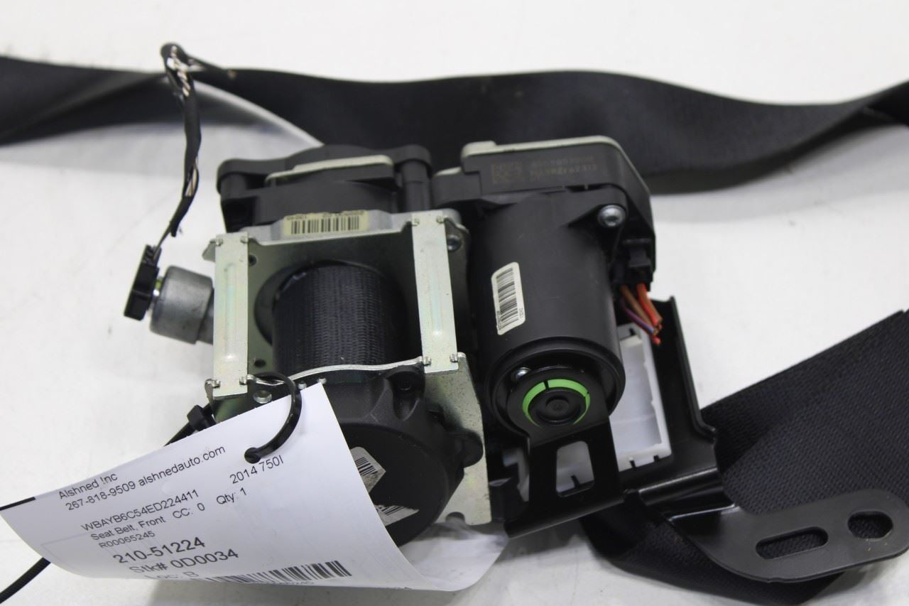 13-15 BMW 750i xDrive Front Driver Left Side Seat Belt Retractor 72117382387 OEM - Alshned Auto Parts