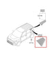 2020-2025 KIA Soul LX Rear Right Passenger Side Quarter Window Glass 87820-K0000 - Alshned Auto Parts