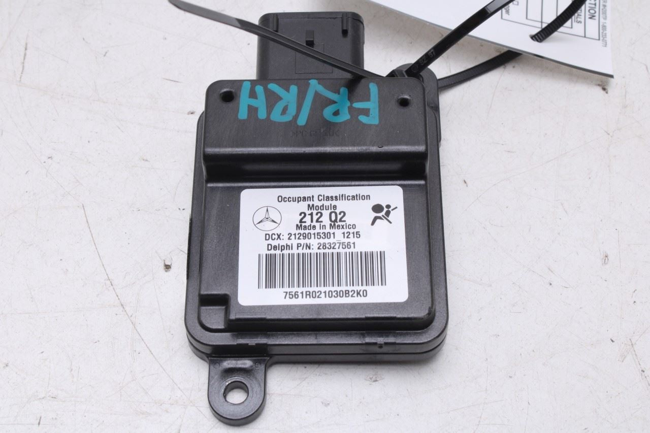 2010-2013 Mercedes-Benz E350 Sport 4MATIC FR RH Seat Occupant Control Module - Alshned Auto Parts
