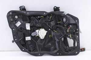 11-18 Porsche Cayenne S FR LH Door Window Regulator w/ Carrier and Motor *ReaD*