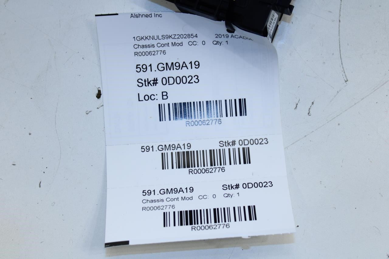 2017-2019 GMC Acadia SLT-1 Network Gateway Control Module 13524288 OEM - Alshned Auto Parts