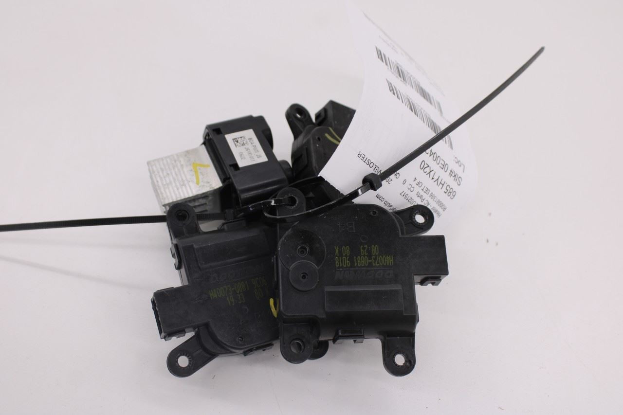19-21 Hyundai Veloster HVAC Blend Door Actuator Set of 3 w Blower Motor Resistor2
