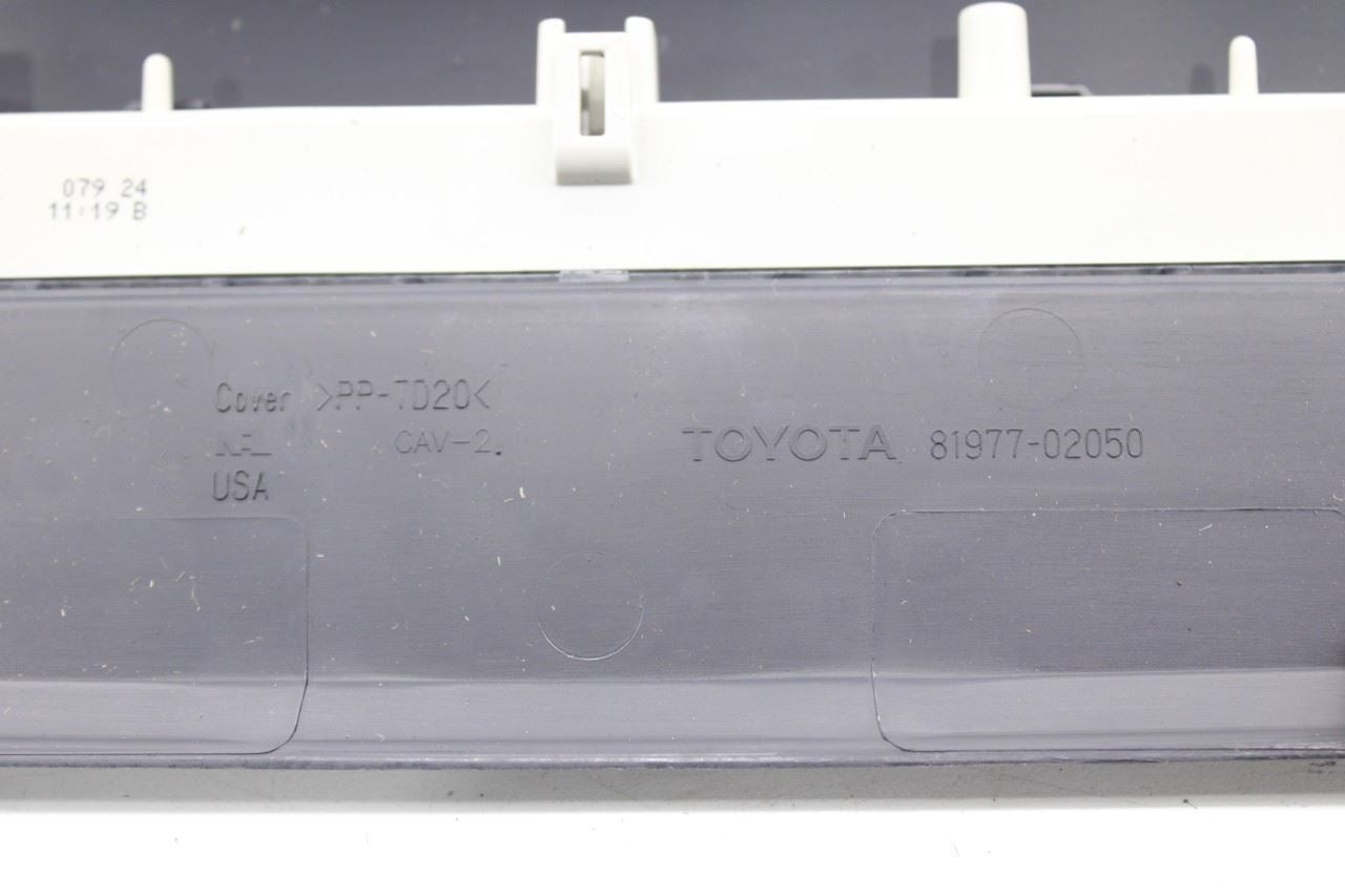 2020-2025 Toyota Corolla LE Rear Trunk Parcel Shelf Cargo Area Cover 64330-02F8111