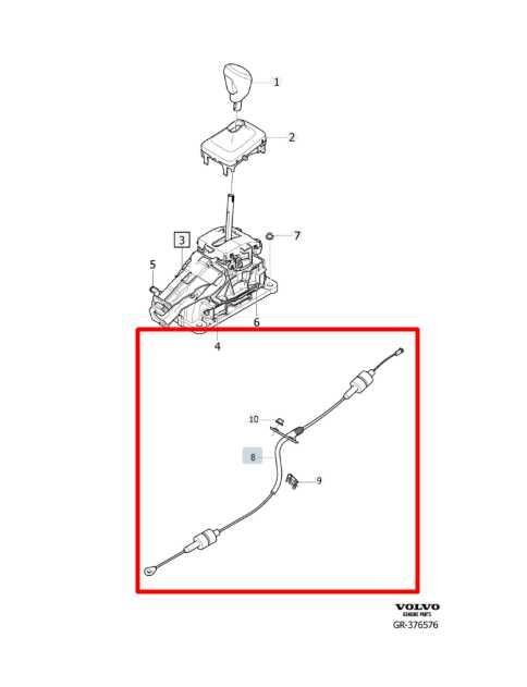 15-16 Volvo S60 T5 Premier 2.0L Auto Transmission Gear Shift Lever Control Cable - Alshned Auto Parts