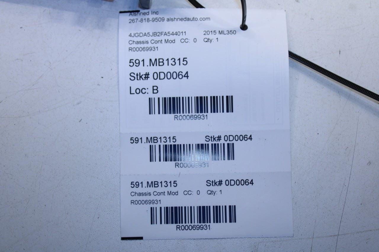 2013-2015 Mercedes-Benz ML350 Voice Communication Control Module 222-900-60-03 - Alshned Auto Parts