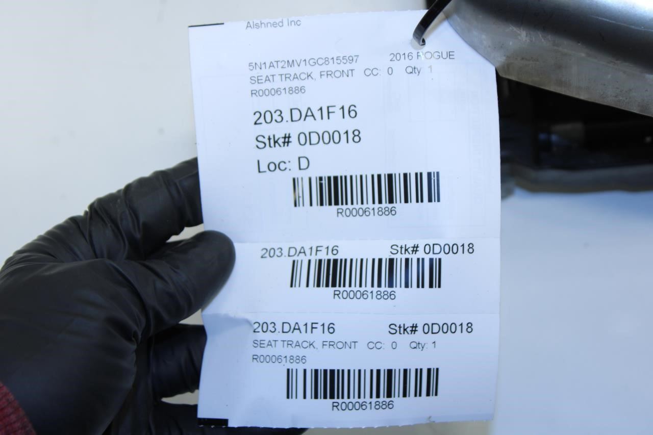 2014-2017 Nissan Rogue SV Front Left Side Lower Seat Track Frame 87351-4BB0A OEM - Alshned Auto Parts