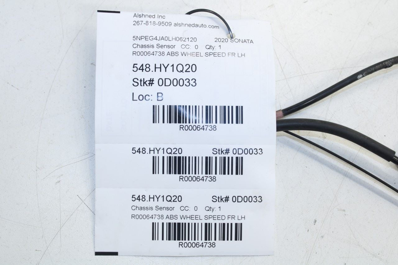 2020-2023 Hyundai Sonata SE Front Left ABS Wheel Speed Sensor 58930-L1000 OEM - Alshned Auto Parts