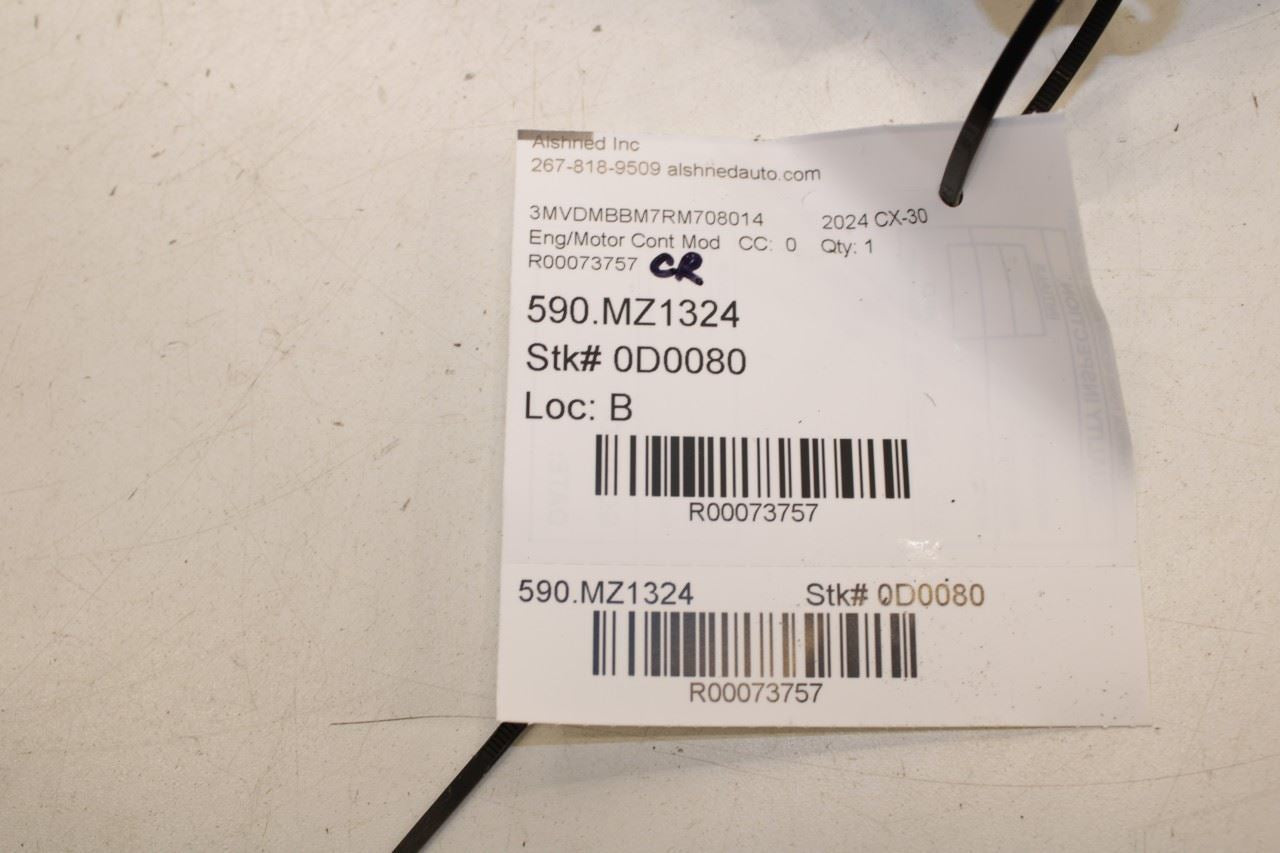 2024-2025 Mazda CX-30 2.5 S 2.5L Engine Computer Control Module ECU ECM *ReaD* - Alshned Auto Parts