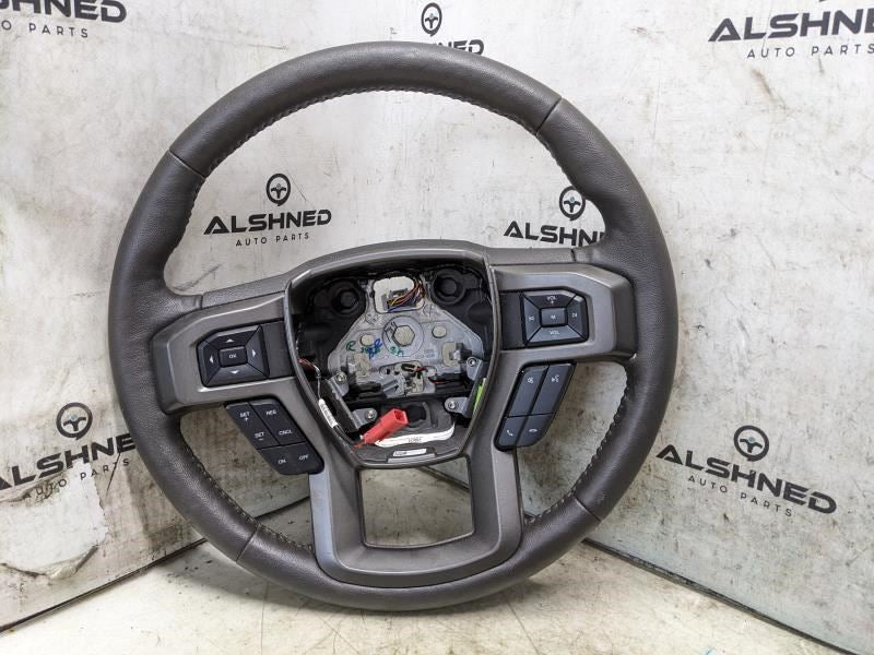 18-21 Ford Expedition Steering Wheel Leather w/ Control Buttons JL1B-3600-UC OEM - Alshned Auto Parts