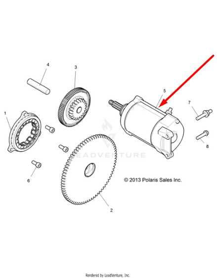 2015-2023 Polaris RZR XP 1000 Engine Starter Motor 4014548 4014037 OEM1