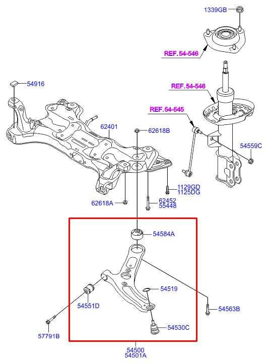 2011-17 Hyundai Veloster Base FWD Front Right Side Lower Control Arm 54501-3X000 - Alshned Auto Parts