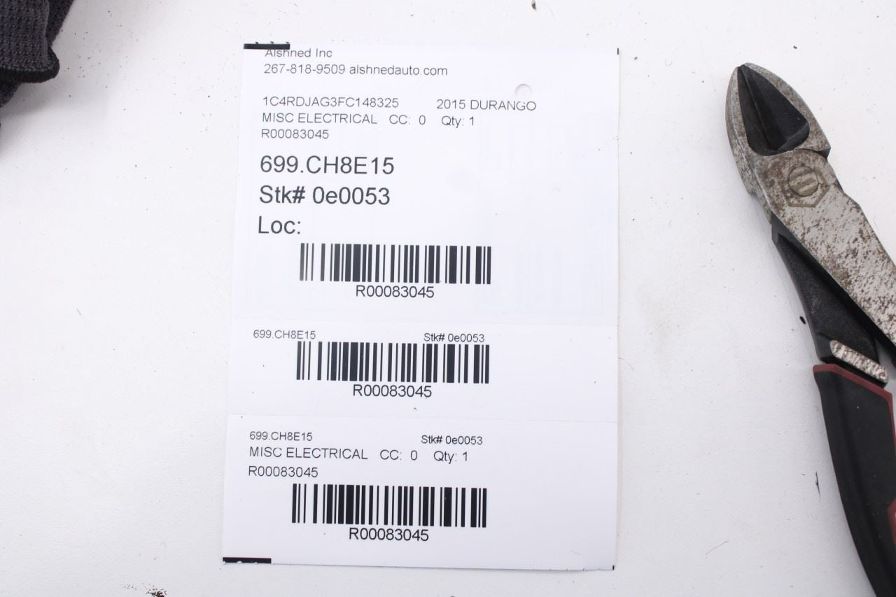 2011-20 Dodge Durango SXT Front Roof Overhead Console Dome Light Lamp 1UC591DAAC16