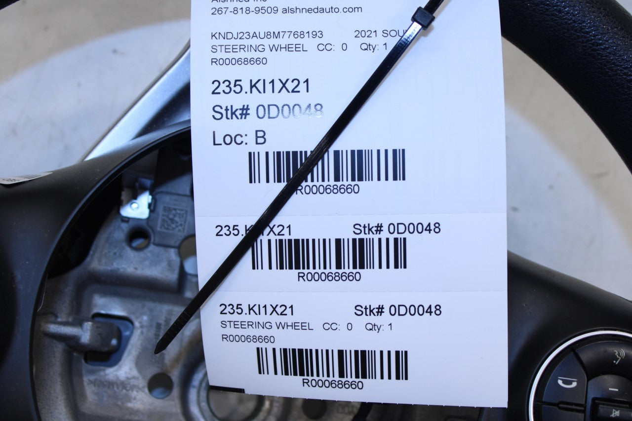 2020-2022 Kia Soul LX 2.0L FWD Steering Wheel w/ Control Buttons 56100-K0040SL2 - Alshned Auto Parts