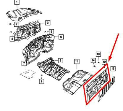 2011-2018 Ram 1500 Crew Cab Rear Panel Insulator Inner Silencer 68105182AB OEM - Alshned Auto Parts