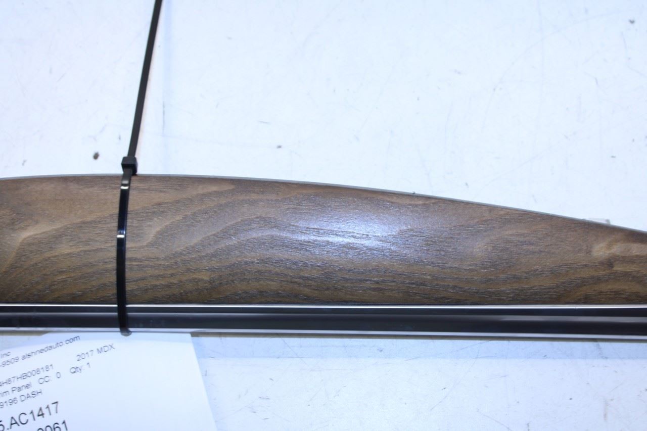 17-20 Acura MDX Advance 3.5L Front Right Side Dashboard Wood Molding Trim Panel - Alshned Auto Parts