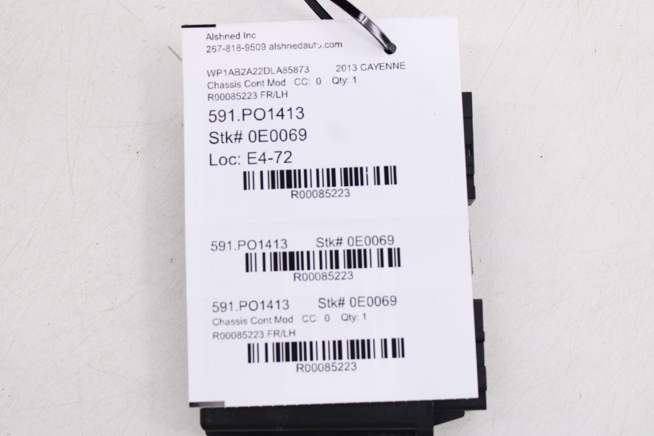 2013-2018 Porsche Cayenne S Front Left Driver Side Power Seat Control Module OEM - Alshned Auto Parts