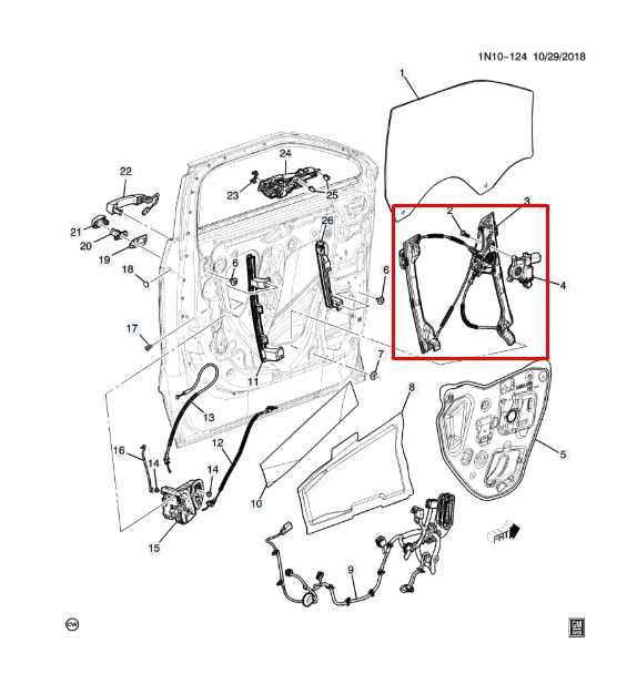 2019-24 Chevrolet Blazer 2LT Front Right Door Window Regulator w/ Motor 23100247 - Alshned Auto Parts