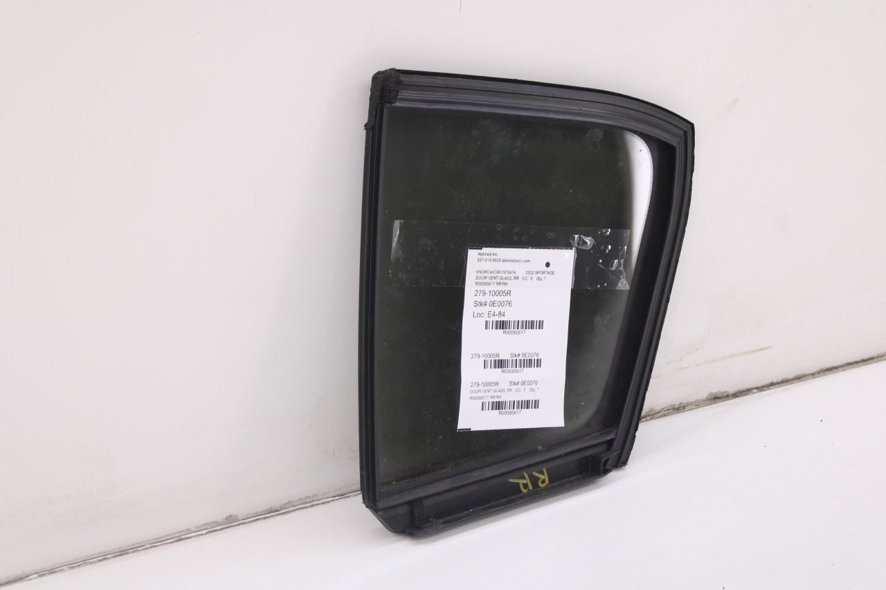 2016-2022 Kia Sportage Nightfall Rear Right Door Window Fixed Glass 83427D90104