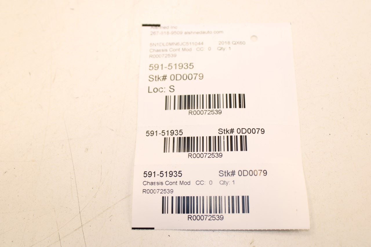 2014-2019 Infiniti QX60 Theft-Locking Keyless Entry Control Module 284D2-4HK0A - Alshned Auto Parts