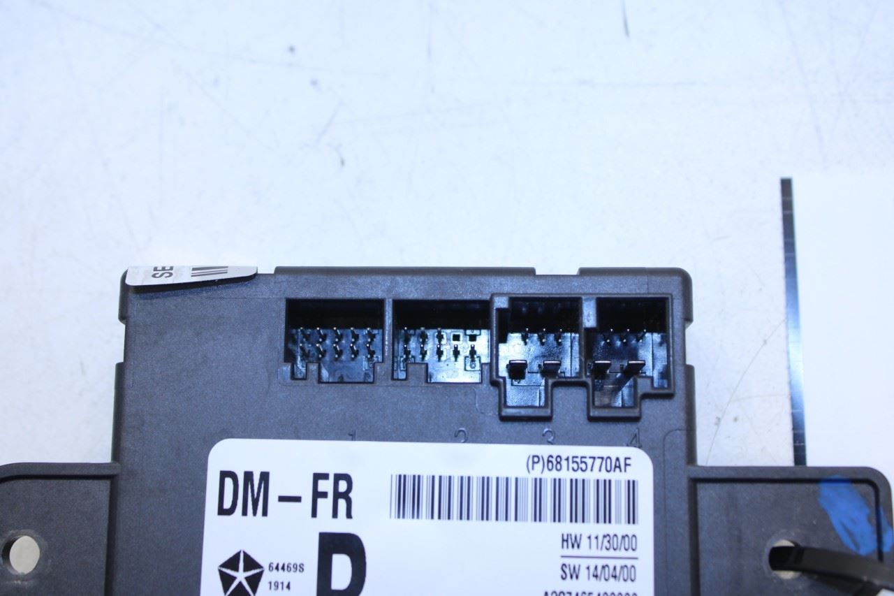 2013-2014 RAM 1500 Crew Cab Laramie Front Right Door Control Module 68155770AF - Alshned Auto Parts