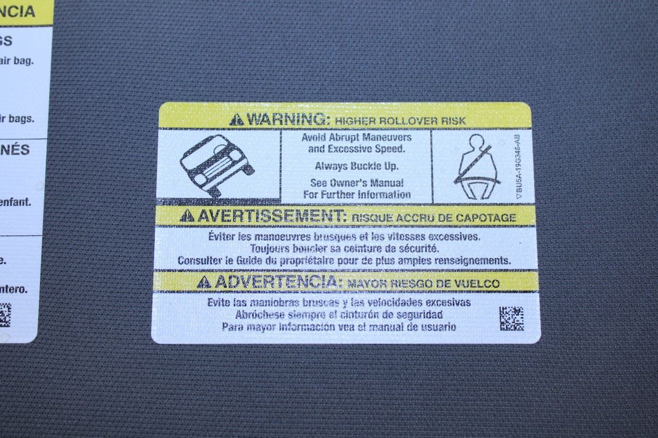 2018-20 Ford F150 XL Super Cab Front Left Side Sun Visor JL3Z-1504105-AA *ReaD* - Alshned Auto Parts