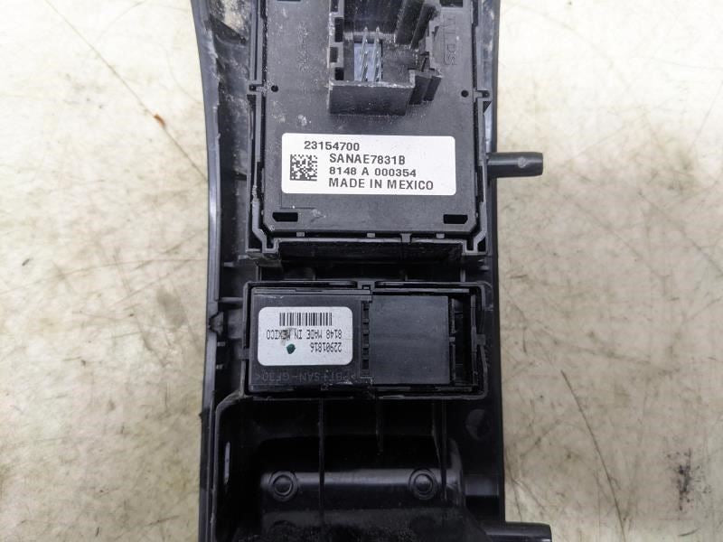 2014-19 Chevrolet Silverado 1500 Front Left Master Power Window Switch 23427098 - Alshned Auto Parts