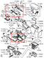 18-25 Mitsubishi Outlander Sport SE 2.0L Console Bracket and Shifter Trim *ReaD* - Alshned Auto Parts