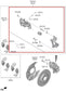 19-20 Hyundai Santa Fe SEL Rear Left Driver Side Brake Disc Caliper 58310-S1A30 - Alshned Auto Parts