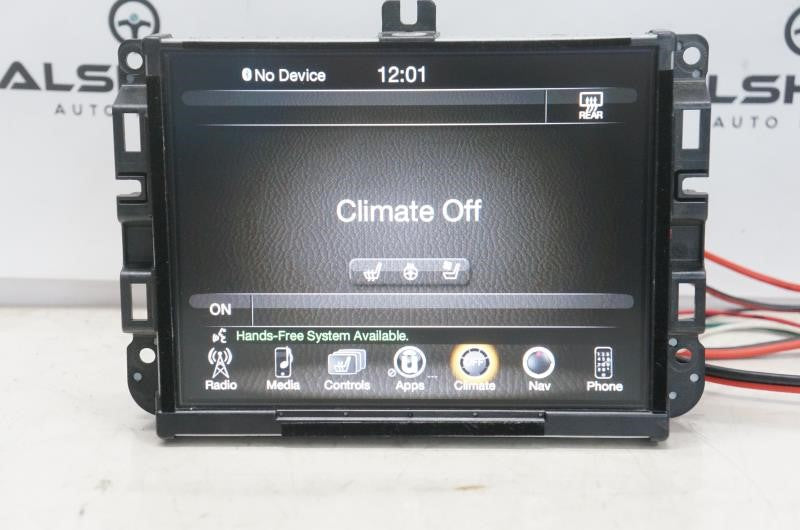 2014 Ram 1500 8.4'' Display Uconnect Navigation Radio Receiver 68224525AH OEM - Alshned Auto Parts