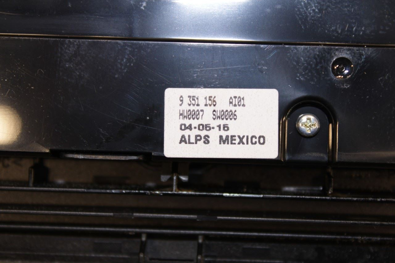 11-17 BMW X3 xDrive28i Radio Faceplate Heater Temperature Climate Control Panel - Alshned Auto Parts