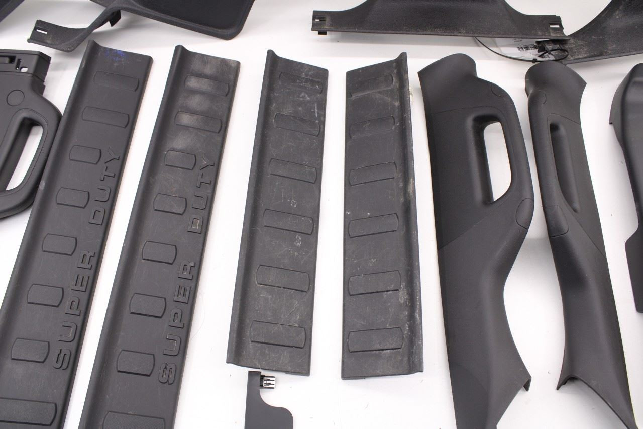 2011-16 Ford F250 Interior RH and LH A/B/C Pillars and Door Sill Trim Set *ReaD* - Alshned Auto Parts