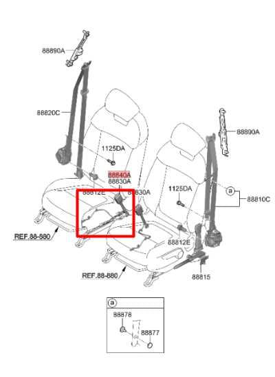 2022-24 Hyundai Tucson SEL 2.5L AWD Front Passenger Right Side Seat Belt Buckle - Alshned Auto Parts