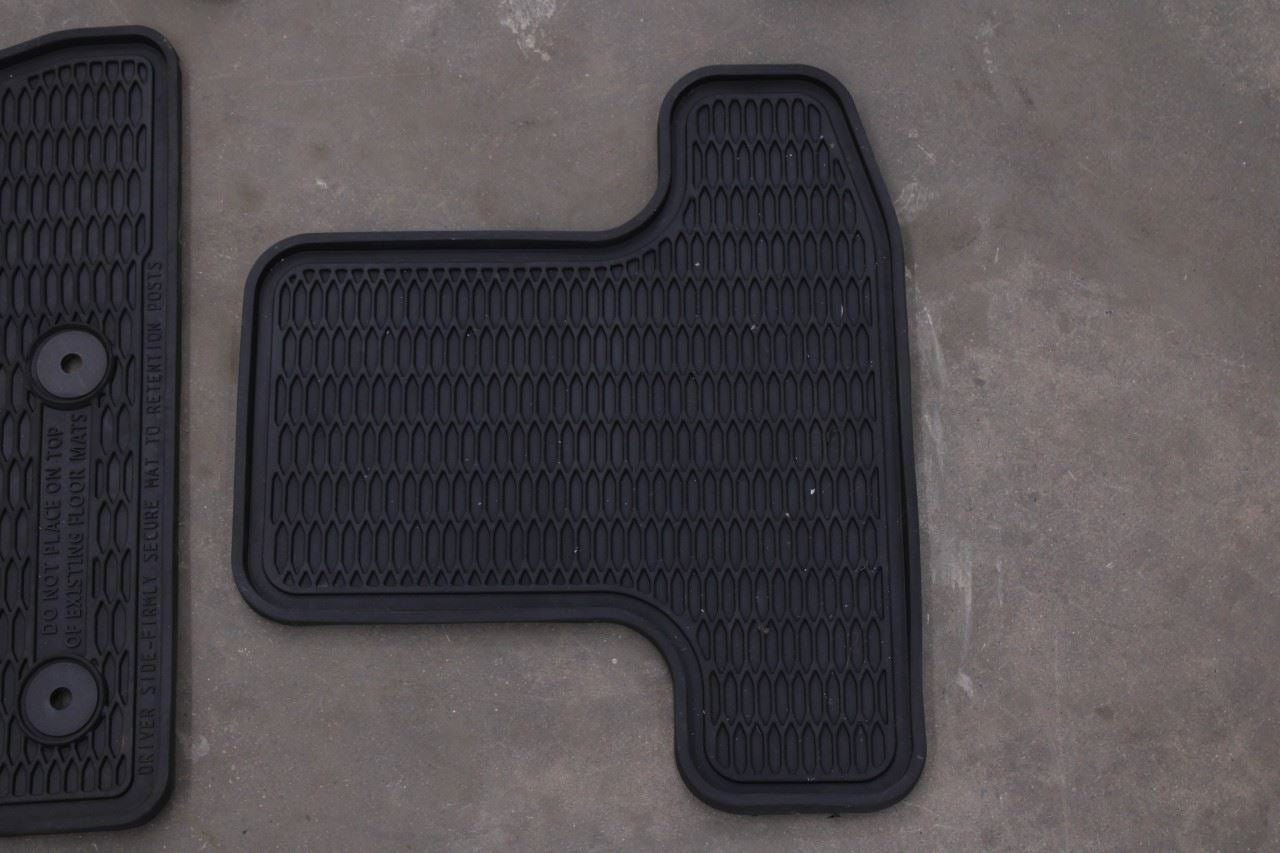 2015-23 Ford Mustang Conv V6 Front Rear RH and LH All Weather Rubber Floor Mats - Alshned Auto Parts