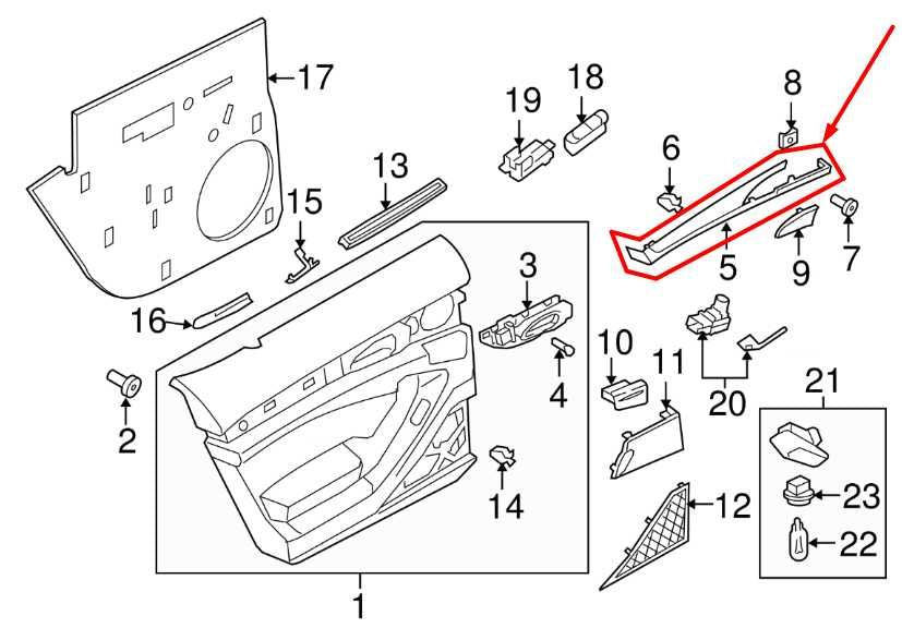 2014-2016 Porsche Panamera 4 Rear Left Door Lower Trim Molding 00249-792-80 OEM - Alshned Auto Parts