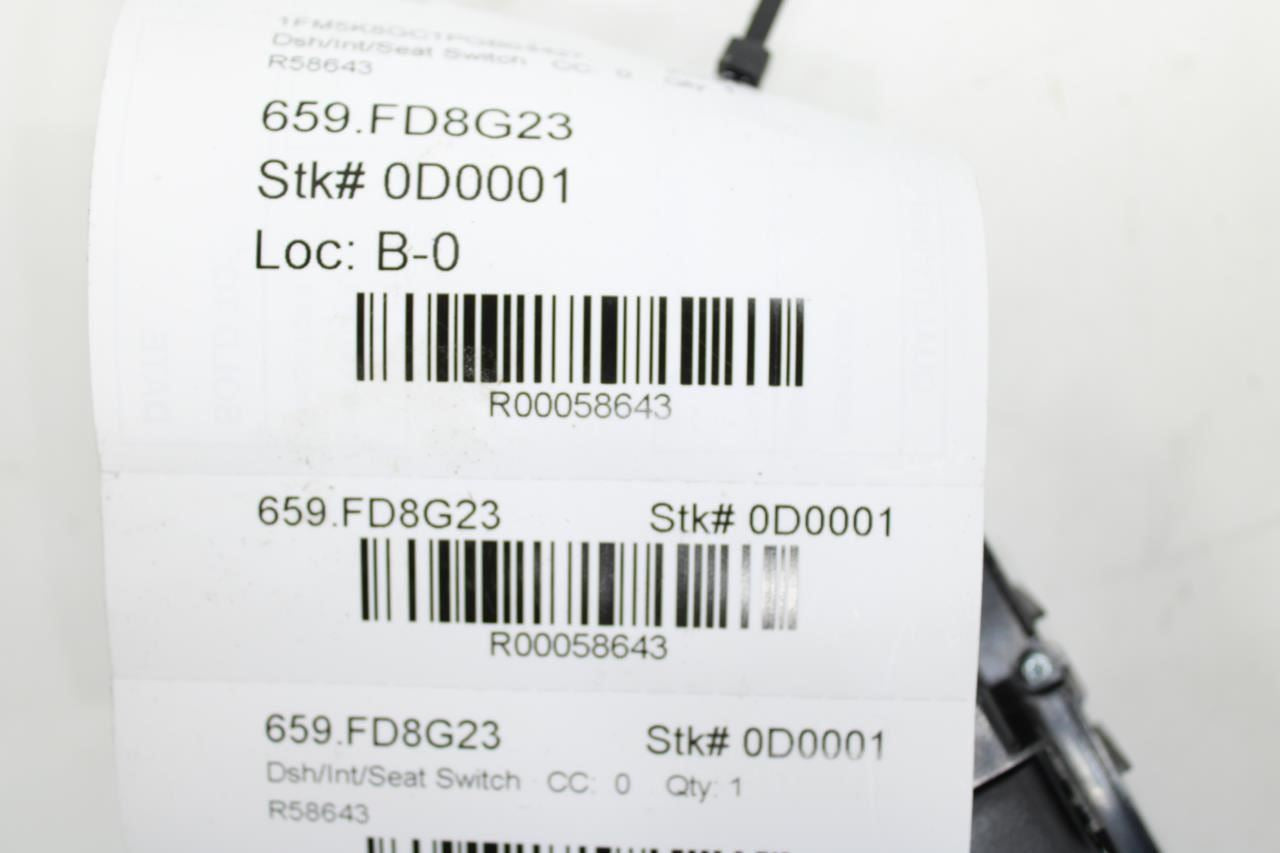 2016-2025 Ford Explorer Front Left Power Seat Adjustment Switch DG9Z-14A701-ABK - Alshned Auto Parts