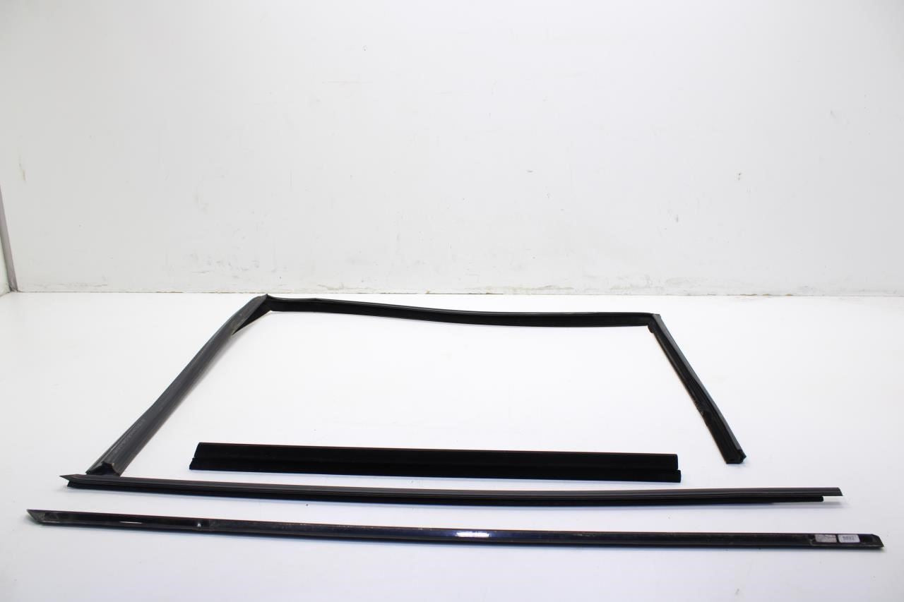 10-15 BMW 750i xDrive Front Left Door Run Channel Belt Outer Inner Molding Seal - Alshned Auto Parts