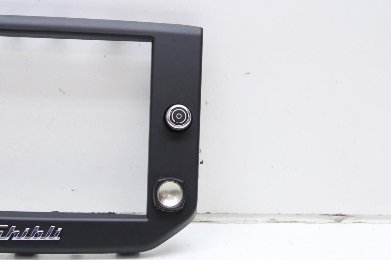 2014-17 Maserati Ghibli Dashboard Display Screen Trim Bezel Cover 670019605 OEM - Alshned Auto Parts