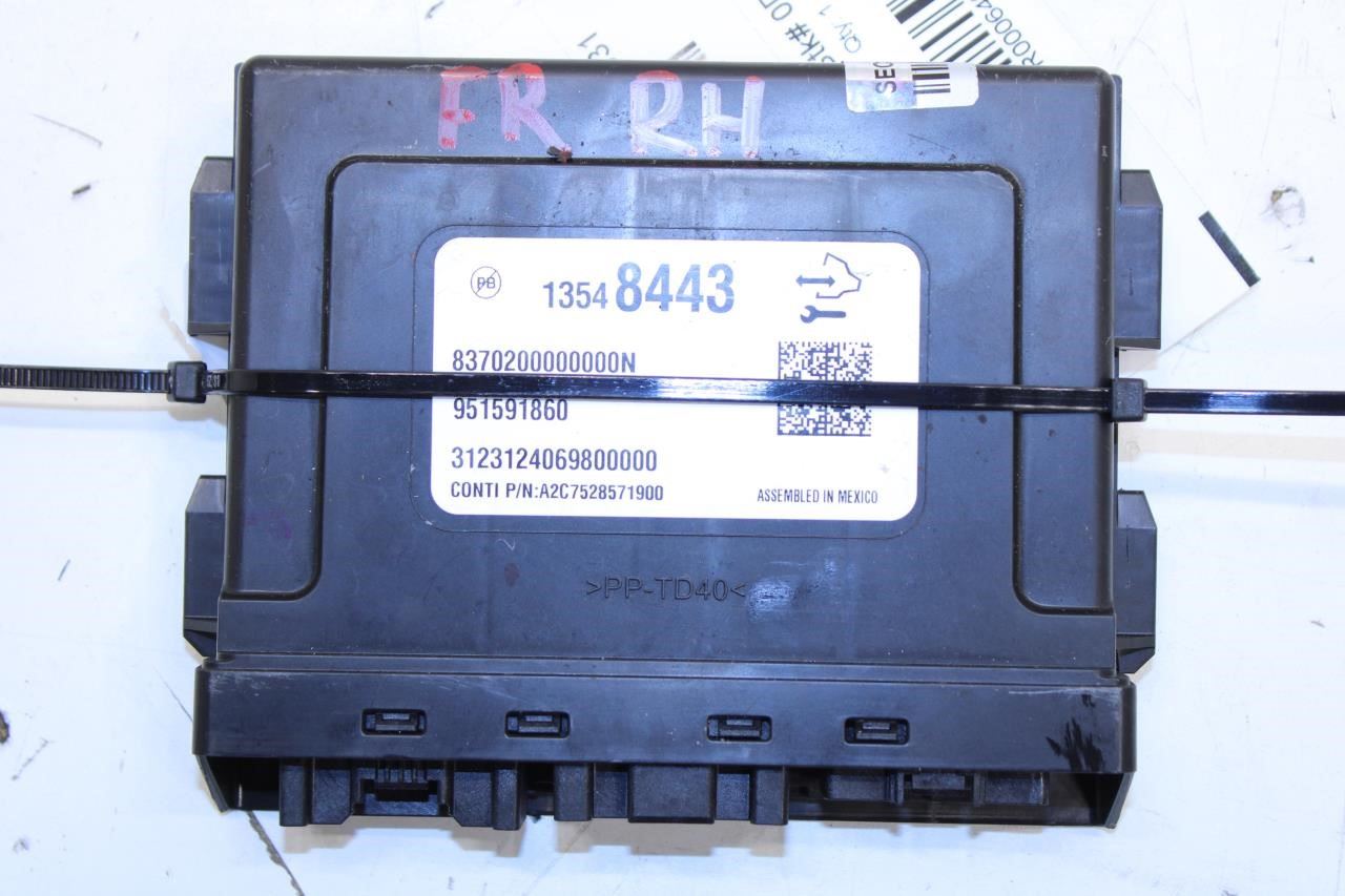 2024-2025 Cadillac XT4 Premium Front Right Seat Memory Control Module 13548443 - Alshned Auto Parts