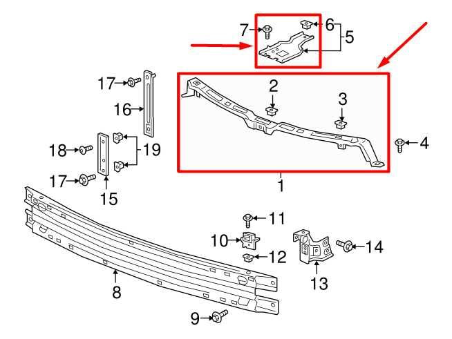 2018-2021 Buick Enclave Front Bumper Upper Mount Support Bracket 84332106 OEM - Alshned Auto Parts