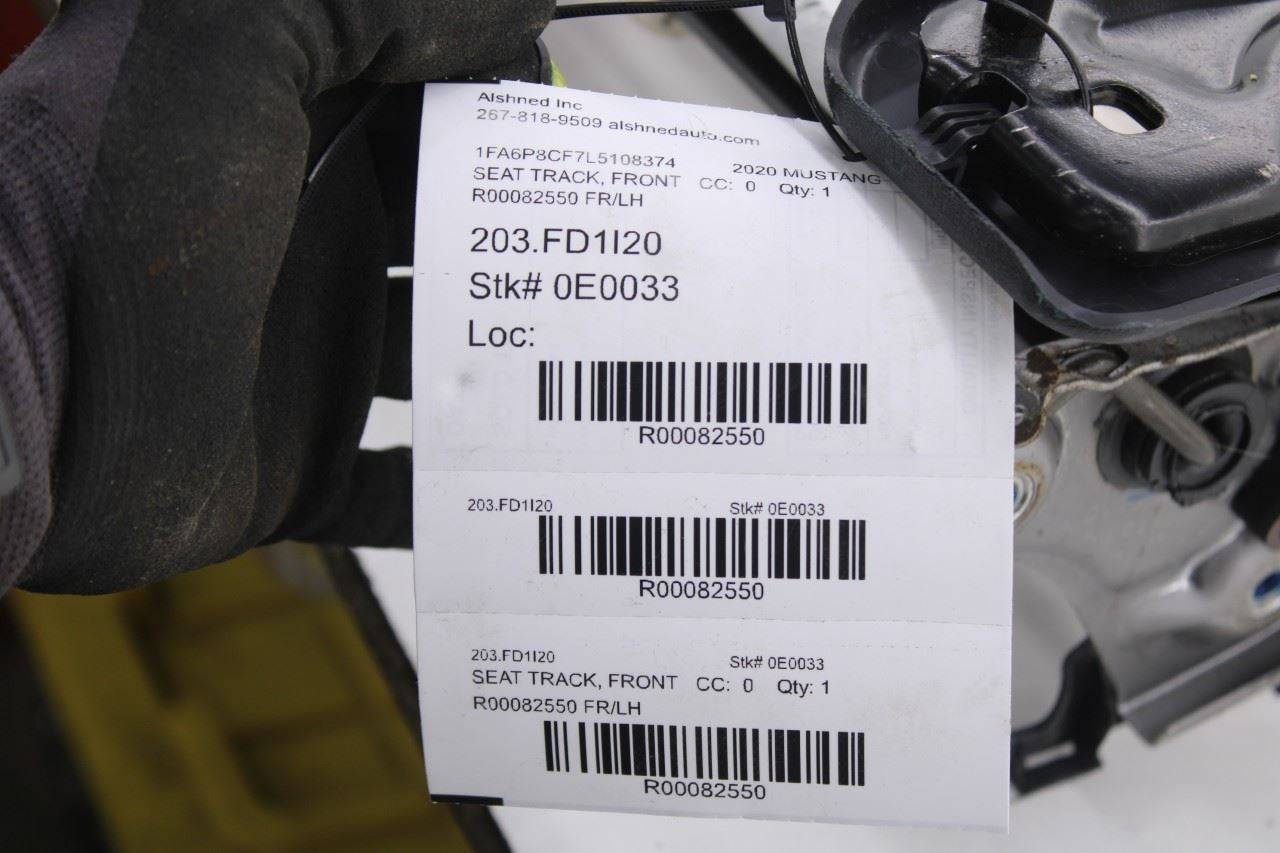 2015-2023 Ford Mustang GT 5.0L RWD Front Driver Left Side Seat Lower Track Frame14