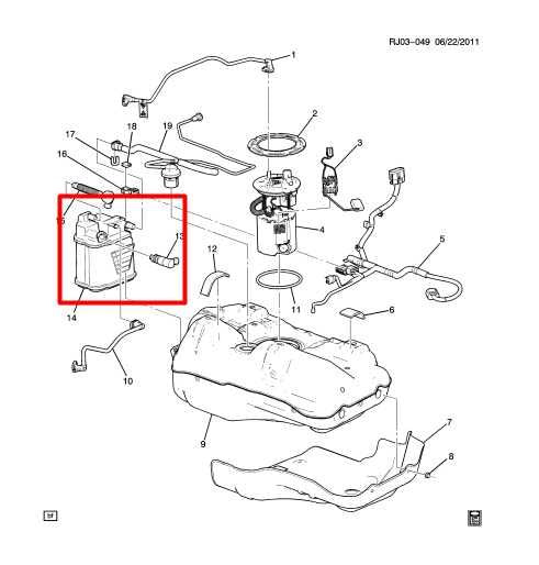 12-20 Chevrolet Sonic 1.4L Fuel Vapor Evaporator Emission Canister 95174448 OEM - Alshned Auto Parts