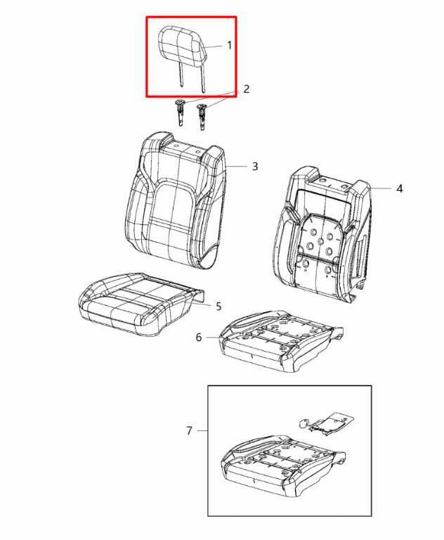 2019-2024 Ram 1500 Big Horn Crew Cab Front Right and Left Side Seat Headrest Set - Alshned Auto Parts