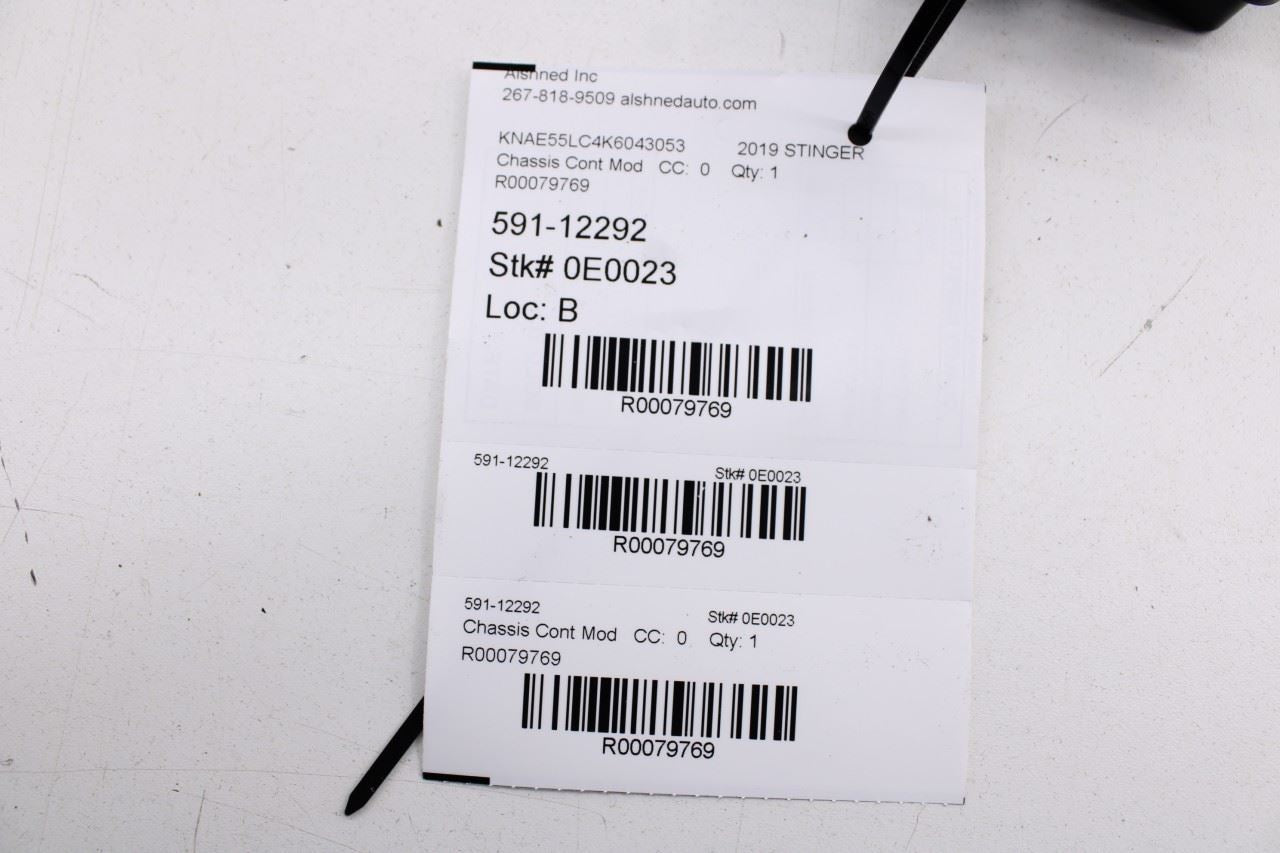 18-2021 KIA Stinger GT2 AWD Electronic Suspension Control Module 95610-J5100 OEM - Alshned Auto Parts