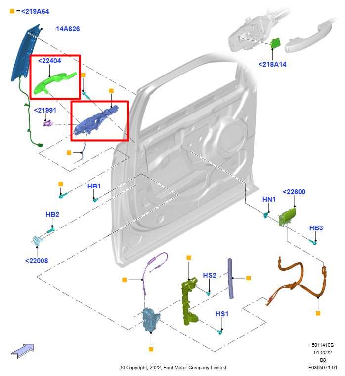 2018-24 Ford Expedition MAX XLT 3.5L Front Driver Left Side Door Exterior Handle - Alshned Auto Parts