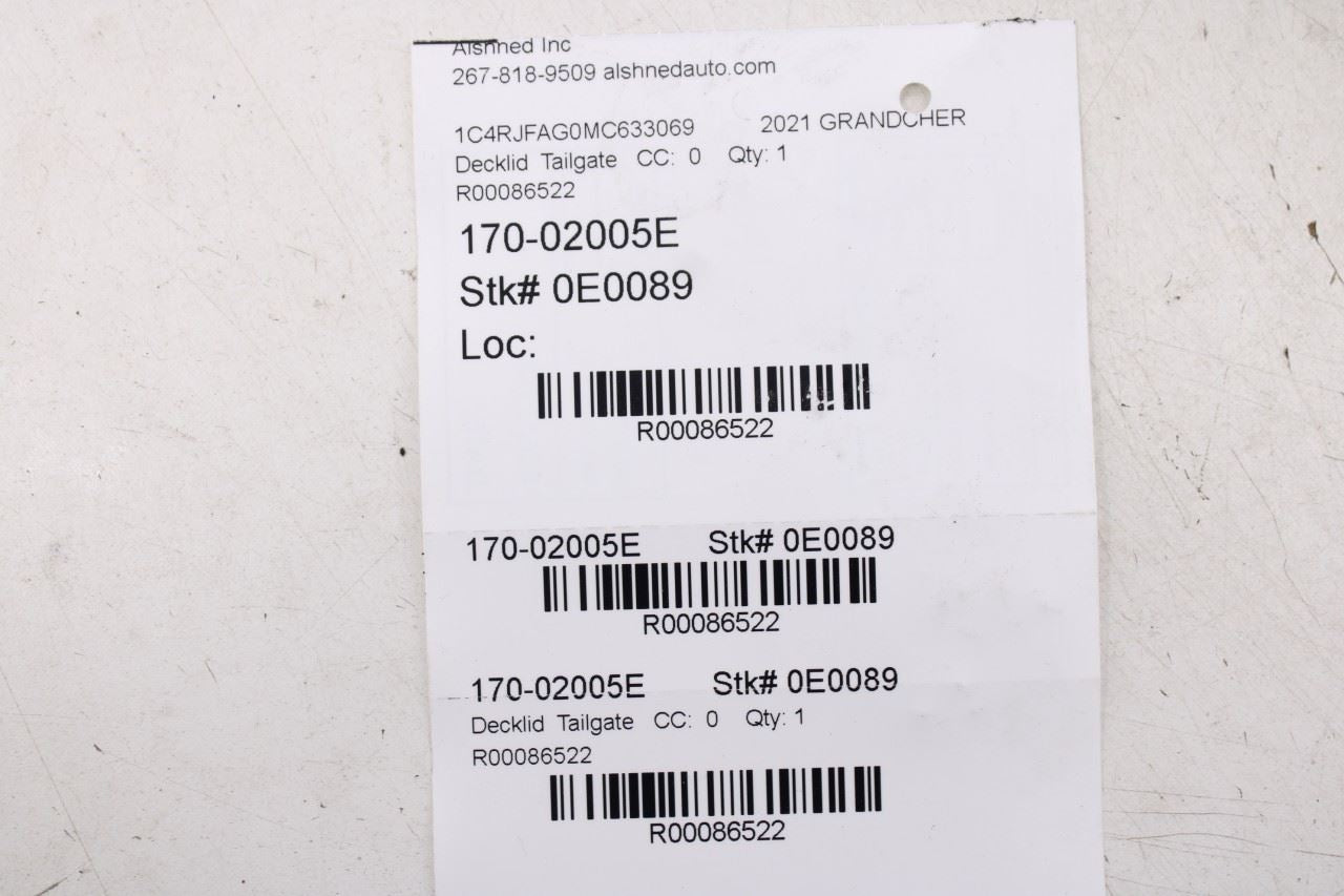 2014-21 Jeep Grand Cherokee Laredo X 4X4 Rear Right and Left Liftgate Power Lift - Alshned Auto Parts