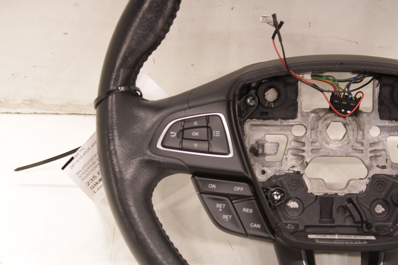 2018-2020 Ford EcoSport SE 1.0L FWD Steering Wheel Leather w/ Control Buttons - Alshned Auto Parts
