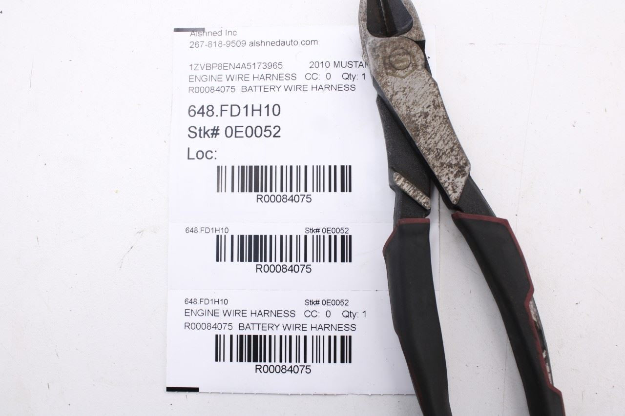 2010 Ford Mustang Conv V6 4.0L Positive Battery Cable Wire Harness AR3Z-14300-AA - Alshned Auto Parts