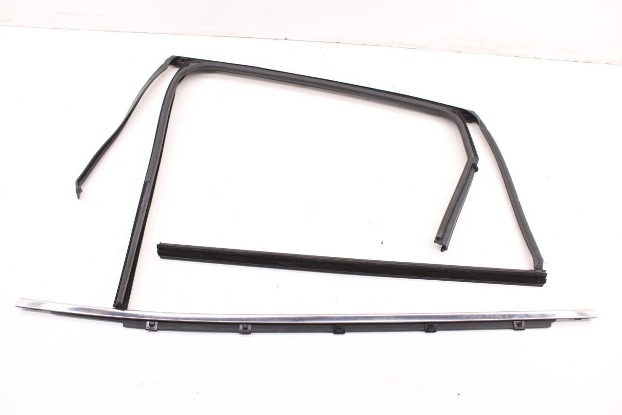 19-20 Hyundai Santa Fe SEL Rear Right Door Run Channel w/ Belt Weatherstrip Set - Alshned Auto Parts