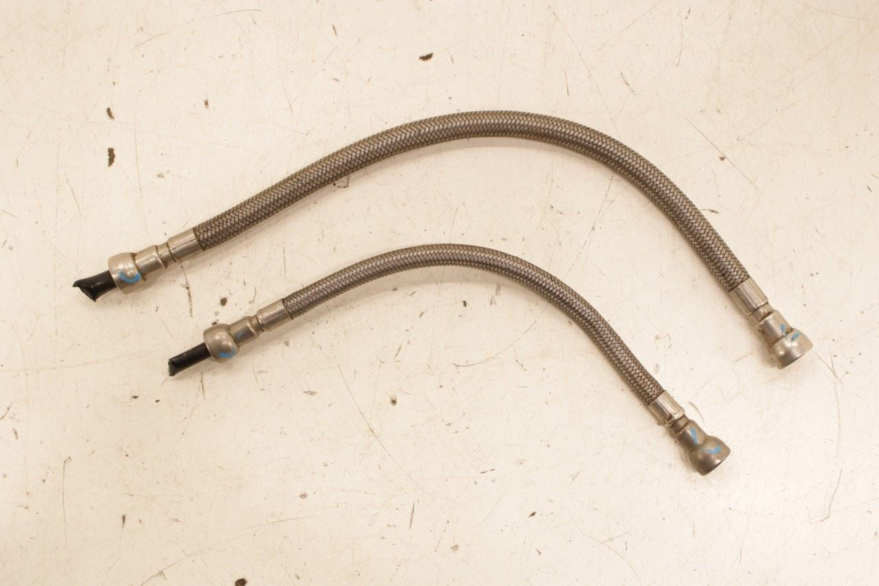 1997-1998 Chevrolet Corvette 5.7L Front Fuel Feed Jumper Hose Line Stainless Set - Alshned Auto Parts
