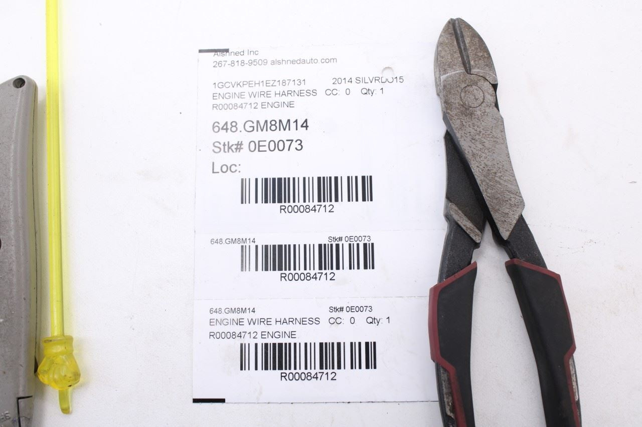 2014-2016 Chevrolet Silverado 1500 Work Truck 2WT 4.3L 4WD Engine Wire Harness13